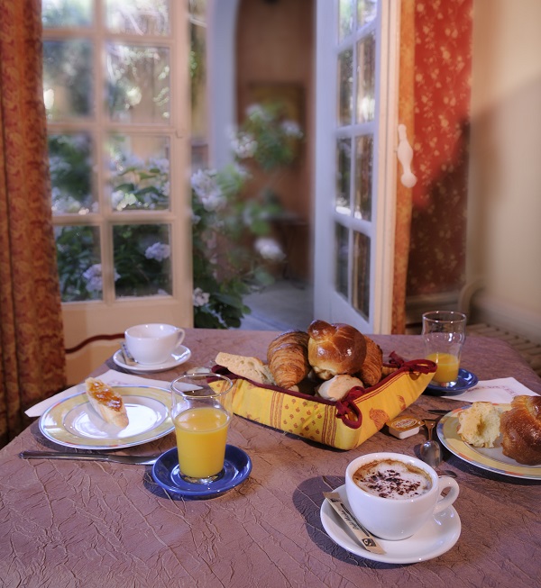 Salon petit Déjeuner de l'hôtel du Fiacre